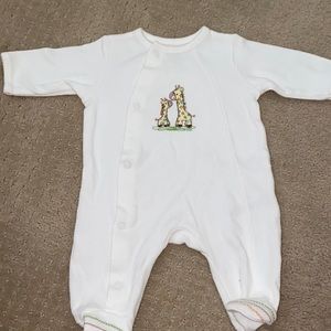 NWOT Little Me Newborn Side-Snap Footie